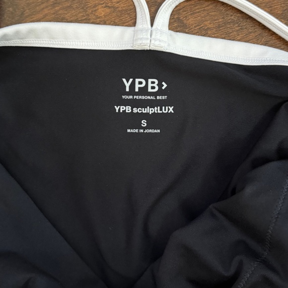 Abercrombie & Fitch YPB sculptLUX Apron Tank Top size Small Cropped Y2K Athletic - Picture 3 of 4